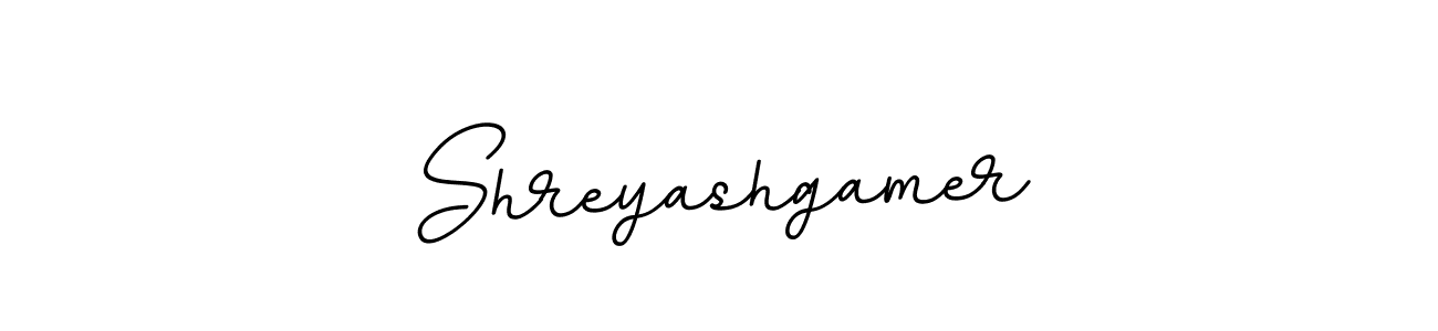 Shreyashgamer stylish signature style. Best Handwritten Sign (BallpointsItalic-DORy9) for my name. Handwritten Signature Collection Ideas for my name Shreyashgamer. Shreyashgamer signature style 11 images and pictures png