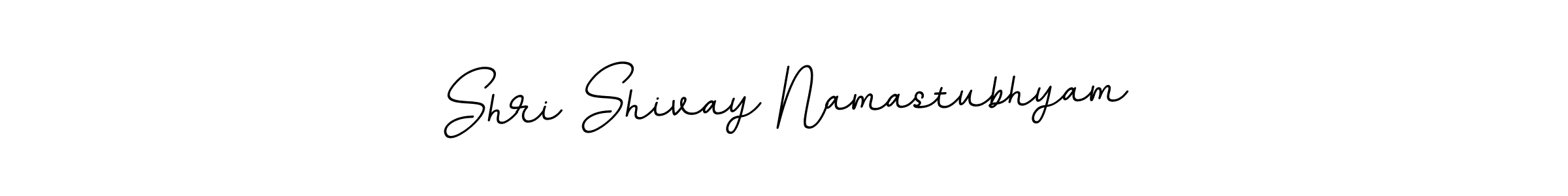 Create a beautiful signature design for name Shri Shivay Namastubhyam. With this signature (BallpointsItalic-DORy9) fonts, you can make a handwritten signature for free. Shri Shivay Namastubhyam signature style 11 images and pictures png