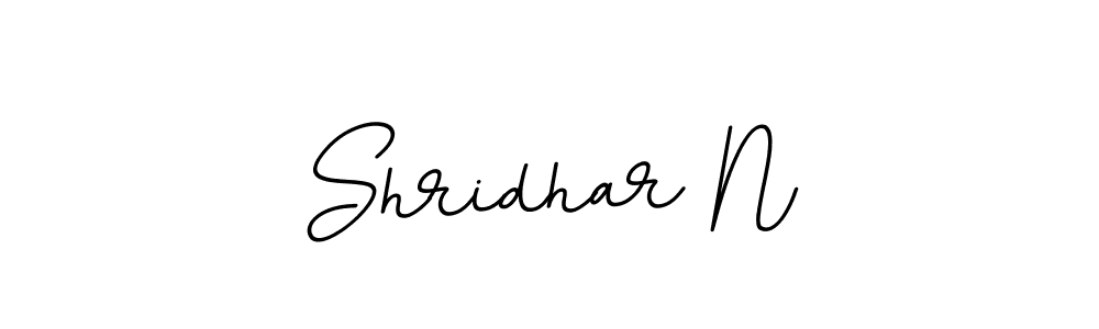 Shridhar N stylish signature style. Best Handwritten Sign (BallpointsItalic-DORy9) for my name. Handwritten Signature Collection Ideas for my name Shridhar N. Shridhar N signature style 11 images and pictures png