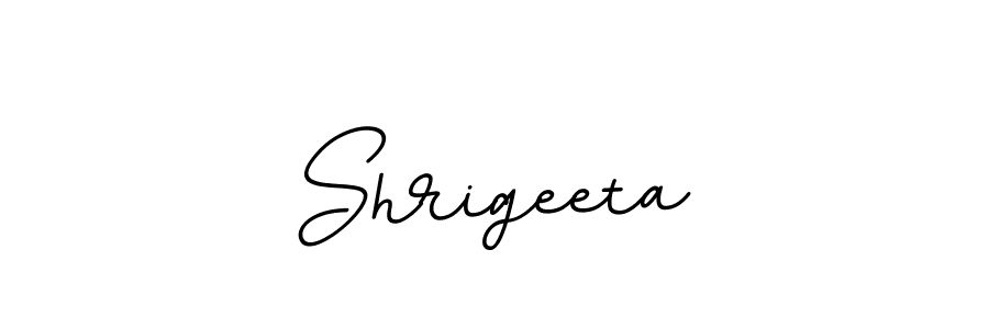 How to make Shrigeeta name signature. Use BallpointsItalic-DORy9 style for creating short signs online. This is the latest handwritten sign. Shrigeeta signature style 11 images and pictures png