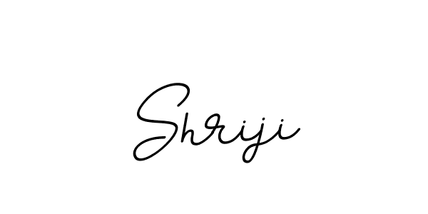 Use a signature maker to create a handwritten signature online. With this signature software, you can design (BallpointsItalic-DORy9) your own signature for name Shriji. Shriji signature style 11 images and pictures png