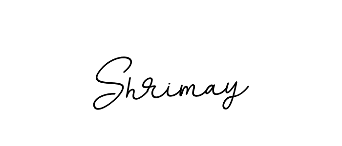 How to make Shrimay name signature. Use BallpointsItalic-DORy9 style for creating short signs online. This is the latest handwritten sign. Shrimay signature style 11 images and pictures png