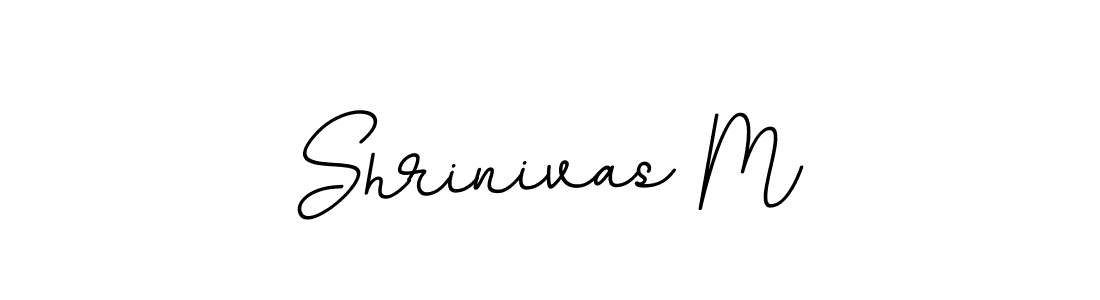 Shrinivas M stylish signature style. Best Handwritten Sign (BallpointsItalic-DORy9) for my name. Handwritten Signature Collection Ideas for my name Shrinivas M. Shrinivas M signature style 11 images and pictures png