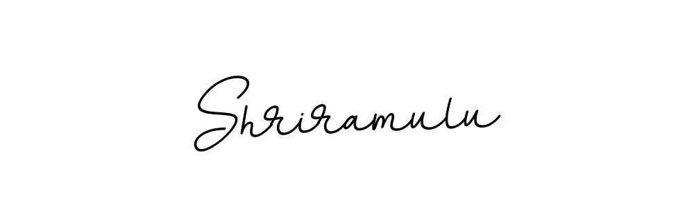 Create a beautiful signature design for name Shriramulu. With this signature (BallpointsItalic-DORy9) fonts, you can make a handwritten signature for free. Shriramulu signature style 11 images and pictures png
