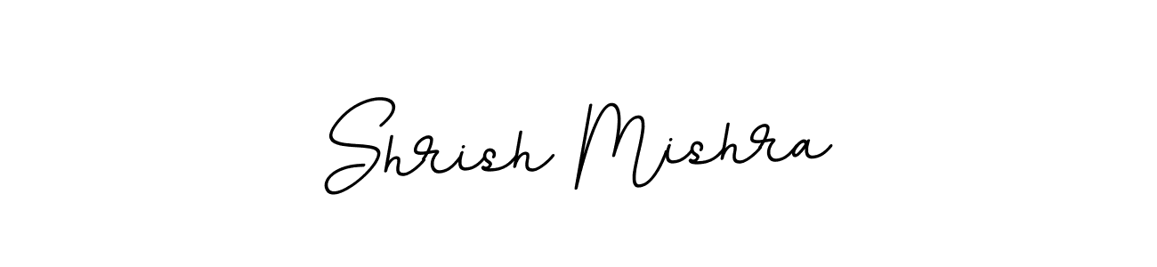 How to make Shrish Mishra name signature. Use BallpointsItalic-DORy9 style for creating short signs online. This is the latest handwritten sign. Shrish Mishra signature style 11 images and pictures png