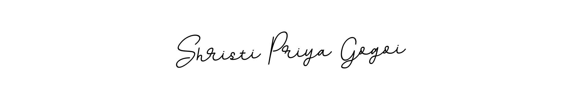 Shristi Priya Gogoi stylish signature style. Best Handwritten Sign (BallpointsItalic-DORy9) for my name. Handwritten Signature Collection Ideas for my name Shristi Priya Gogoi. Shristi Priya Gogoi signature style 11 images and pictures png