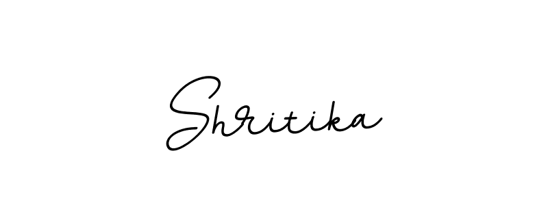 How to make Shritika name signature. Use BallpointsItalic-DORy9 style for creating short signs online. This is the latest handwritten sign. Shritika signature style 11 images and pictures png