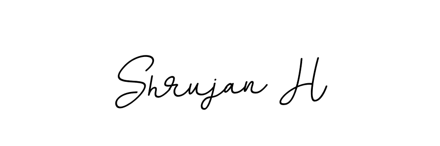 if you are searching for the best signature style for your name Shrujan H. so please give up your signature search. here we have designed multiple signature styles  using BallpointsItalic-DORy9. Shrujan H signature style 11 images and pictures png