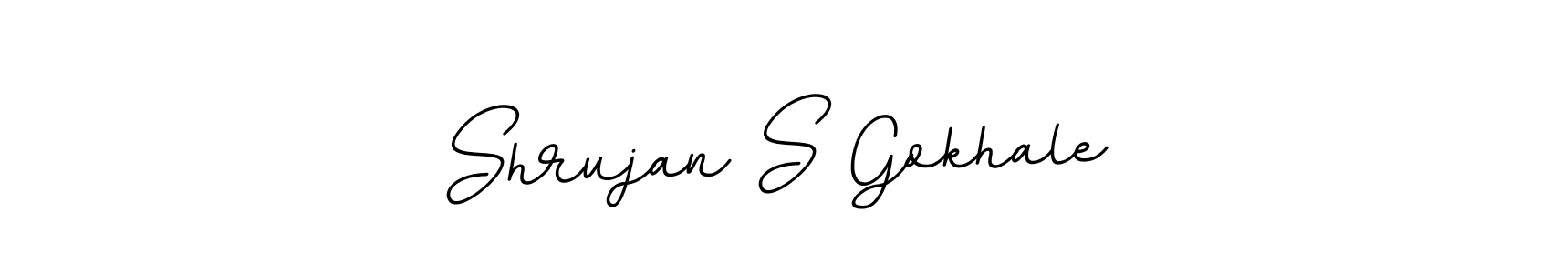 Also You can easily find your signature by using the search form. We will create Shrujan S Gokhale name handwritten signature images for you free of cost using BallpointsItalic-DORy9 sign style. Shrujan S Gokhale signature style 11 images and pictures png