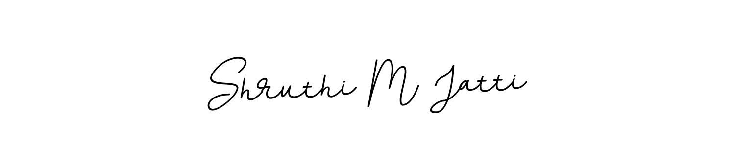 if you are searching for the best signature style for your name Shruthi M Jatti. so please give up your signature search. here we have designed multiple signature styles  using BallpointsItalic-DORy9. Shruthi M Jatti signature style 11 images and pictures png