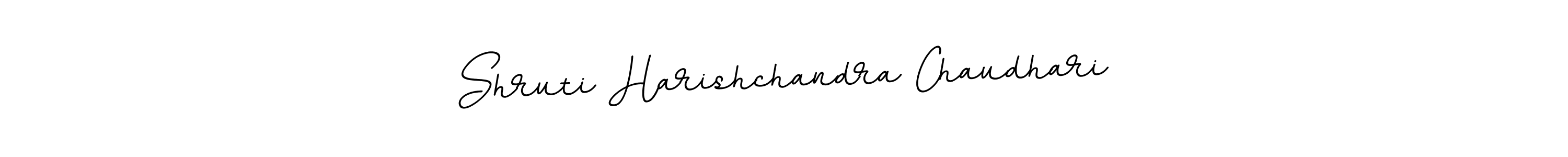 Make a beautiful signature design for name Shruti Harishchandra Chaudhari. With this signature (BallpointsItalic-DORy9) style, you can create a handwritten signature for free. Shruti Harishchandra Chaudhari signature style 11 images and pictures png