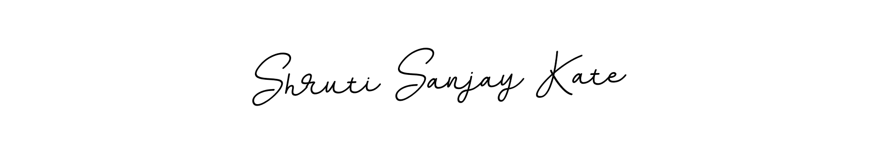 Shruti Sanjay Kate stylish signature style. Best Handwritten Sign (BallpointsItalic-DORy9) for my name. Handwritten Signature Collection Ideas for my name Shruti Sanjay Kate. Shruti Sanjay Kate signature style 11 images and pictures png