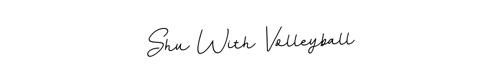 Here are the top 10 professional signature styles for the name Shu With Volleyball. These are the best autograph styles you can use for your name. Shu With Volleyball signature style 11 images and pictures png