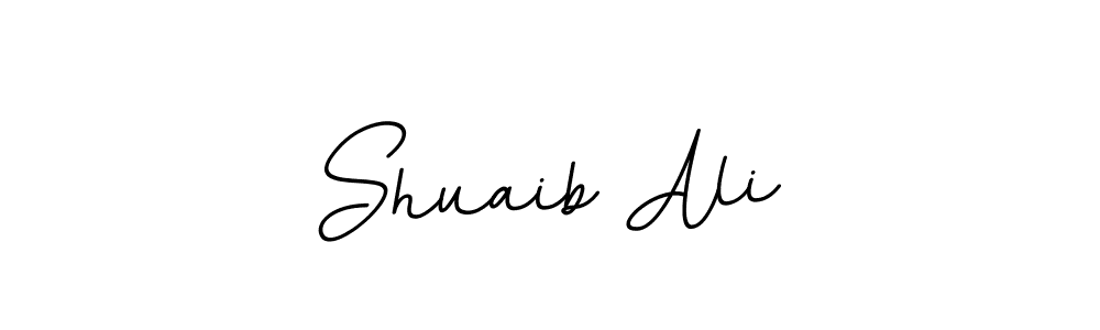 Use a signature maker to create a handwritten signature online. With this signature software, you can design (BallpointsItalic-DORy9) your own signature for name Shuaib Ali. Shuaib Ali signature style 11 images and pictures png
