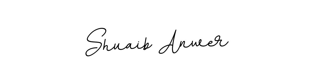 You can use this online signature creator to create a handwritten signature for the name Shuaib Anwer. This is the best online autograph maker. Shuaib Anwer signature style 11 images and pictures png