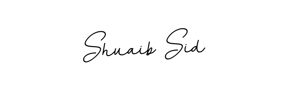 You should practise on your own different ways (BallpointsItalic-DORy9) to write your name (Shuaib Sid) in signature. don't let someone else do it for you. Shuaib Sid signature style 11 images and pictures png