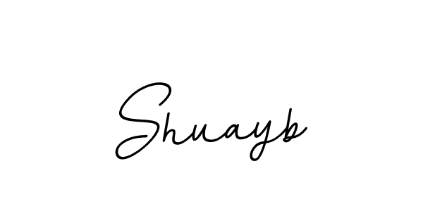 Make a beautiful signature design for name Shuayb. With this signature (BallpointsItalic-DORy9) style, you can create a handwritten signature for free. Shuayb signature style 11 images and pictures png
