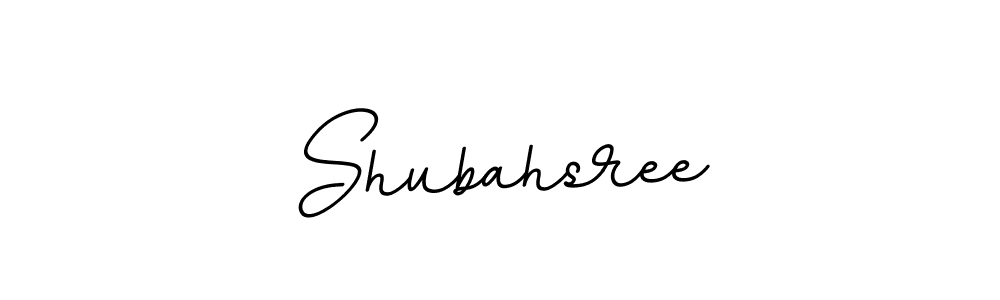 Design your own signature with our free online signature maker. With this signature software, you can create a handwritten (BallpointsItalic-DORy9) signature for name Shubahsree. Shubahsree signature style 11 images and pictures png