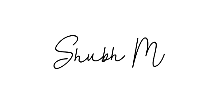 How to Draw Shubh M signature style? BallpointsItalic-DORy9 is a latest design signature styles for name Shubh M. Shubh M signature style 11 images and pictures png