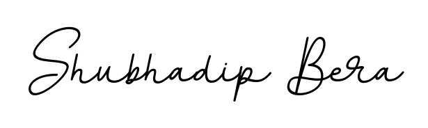 The BallpointsItalic-DORy9 font transforms the name Shubhadip Bera into an executive sign with sharp precision and distinguished character. Shubhadip Bera signature style 11 images and pictures png