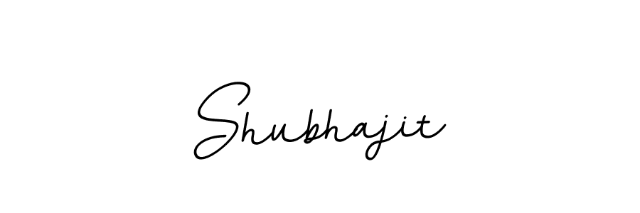 Shubhajit stylish signature style. Best Handwritten Sign (BallpointsItalic-DORy9) for my name. Handwritten Signature Collection Ideas for my name Shubhajit. Shubhajit signature style 11 images and pictures png