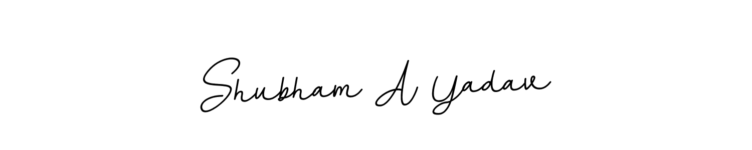 How to make Shubham A Yadav signature? BallpointsItalic-DORy9 is a professional autograph style. Create handwritten signature for Shubham A Yadav name. Shubham A Yadav signature style 11 images and pictures png