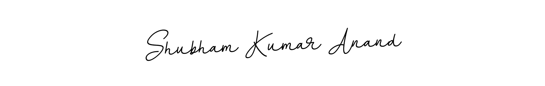 Make a beautiful signature design for name Shubham Kumar Anand. With this signature (BallpointsItalic-DORy9) style, you can create a handwritten signature for free. Shubham Kumar Anand signature style 11 images and pictures png