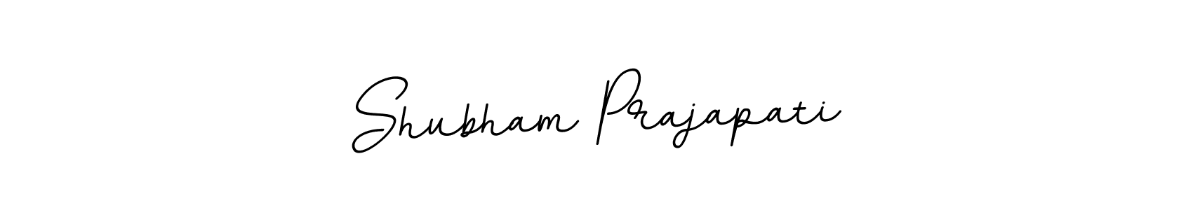 Shubham Prajapati stylish signature style. Best Handwritten Sign (BallpointsItalic-DORy9) for my name. Handwritten Signature Collection Ideas for my name Shubham Prajapati. Shubham Prajapati signature style 11 images and pictures png