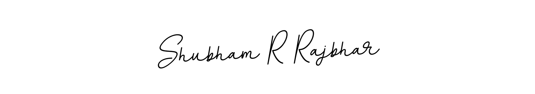 Design your own signature with our free online signature maker. With this signature software, you can create a handwritten (BallpointsItalic-DORy9) signature for name Shubham R Rajbhar. Shubham R Rajbhar signature style 11 images and pictures png