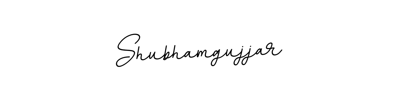 if you are searching for the best signature style for your name Shubhamgujjar. so please give up your signature search. here we have designed multiple signature styles  using BallpointsItalic-DORy9. Shubhamgujjar signature style 11 images and pictures png
