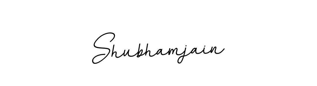 The best way (BallpointsItalic-DORy9) to make a short signature is to pick only two or three words in your name. The name Shubhamjain include a total of six letters. For converting this name. Shubhamjain signature style 11 images and pictures png