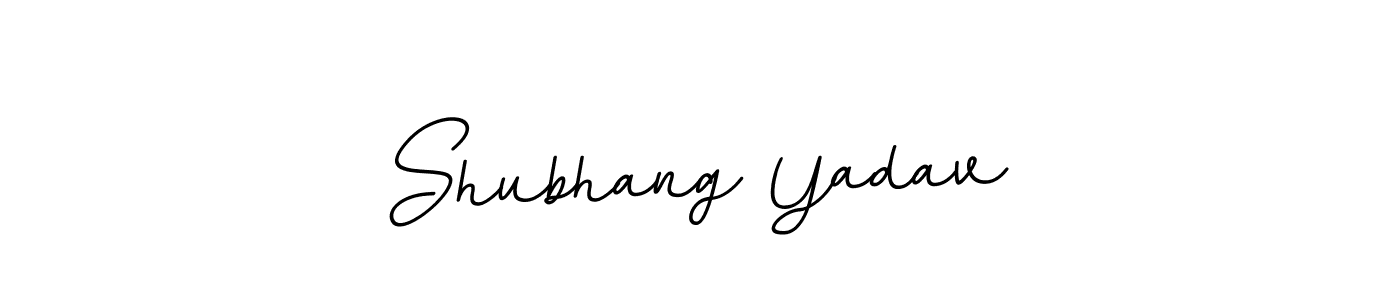 Similarly BallpointsItalic-DORy9 is the best handwritten signature design. Signature creator online .You can use it as an online autograph creator for name Shubhang Yadav. Shubhang Yadav signature style 11 images and pictures png