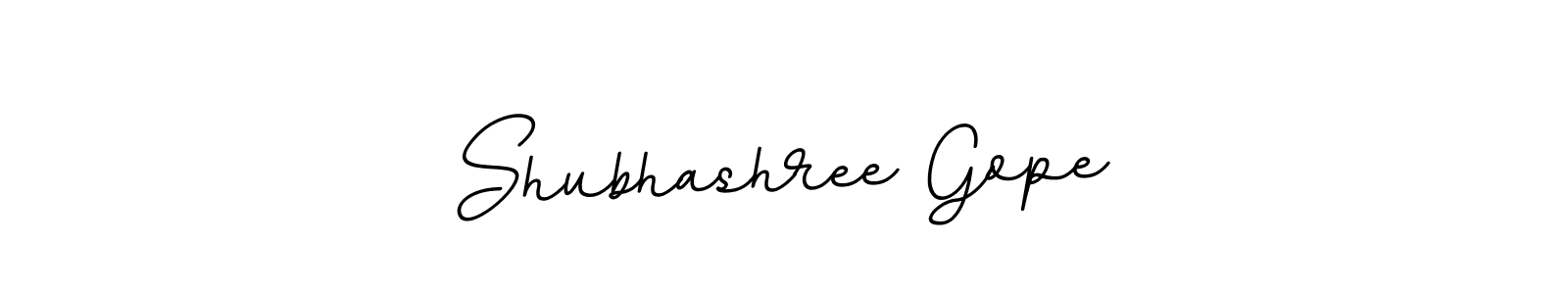 Create a beautiful signature design for name Shubhashree Gope. With this signature (BallpointsItalic-DORy9) fonts, you can make a handwritten signature for free. Shubhashree Gope signature style 11 images and pictures png