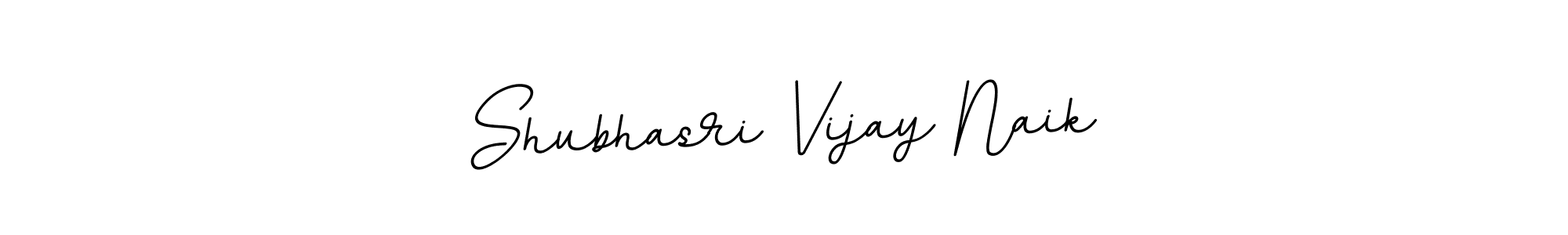 How to make Shubhasri Vijay Naik name signature. Use BallpointsItalic-DORy9 style for creating short signs online. This is the latest handwritten sign. Shubhasri Vijay Naik signature style 11 images and pictures png