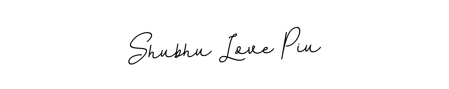 How to make Shubhu Love Piu signature? BallpointsItalic-DORy9 is a professional autograph style. Create handwritten signature for Shubhu Love Piu name. Shubhu Love Piu signature style 11 images and pictures png