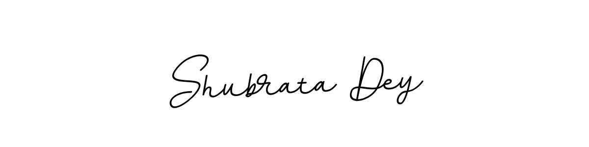 Design your own signature with our free online signature maker. With this signature software, you can create a handwritten (BallpointsItalic-DORy9) signature for name Shubrata Dey. Shubrata Dey signature style 11 images and pictures png