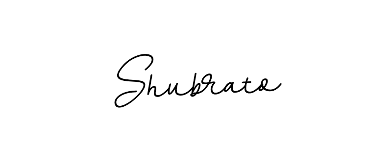 Design your own signature with our free online signature maker. With this signature software, you can create a handwritten (BallpointsItalic-DORy9) signature for name Shubrato. Shubrato signature style 11 images and pictures png