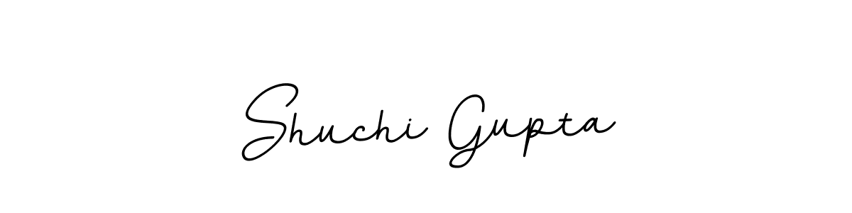 Use a signature maker to create a handwritten signature online. With this signature software, you can design (BallpointsItalic-DORy9) your own signature for name Shuchi Gupta. Shuchi Gupta signature style 11 images and pictures png