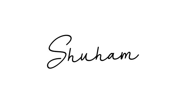 How to make Shuham signature? BallpointsItalic-DORy9 is a professional autograph style. Create handwritten signature for Shuham name. Shuham signature style 11 images and pictures png
