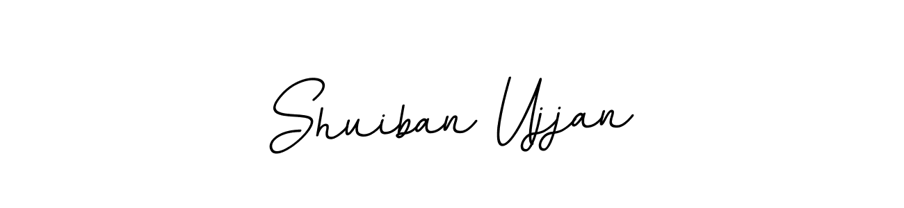 Design your own signature with our free online signature maker. With this signature software, you can create a handwritten (BallpointsItalic-DORy9) signature for name Shuiban Ujjan. Shuiban Ujjan signature style 11 images and pictures png