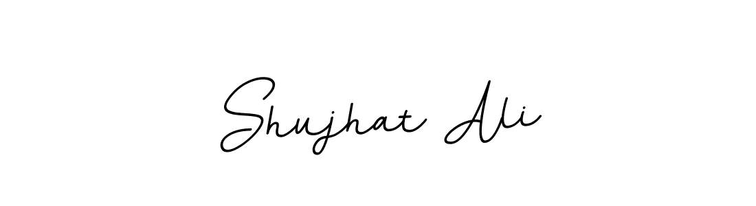 Make a beautiful signature design for name Shujhat Ali. With this signature (BallpointsItalic-DORy9) style, you can create a handwritten signature for free. Shujhat Ali signature style 11 images and pictures png