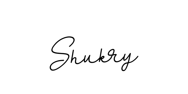 Make a beautiful signature design for name Shukry. With this signature (BallpointsItalic-DORy9) style, you can create a handwritten signature for free. Shukry signature style 11 images and pictures png