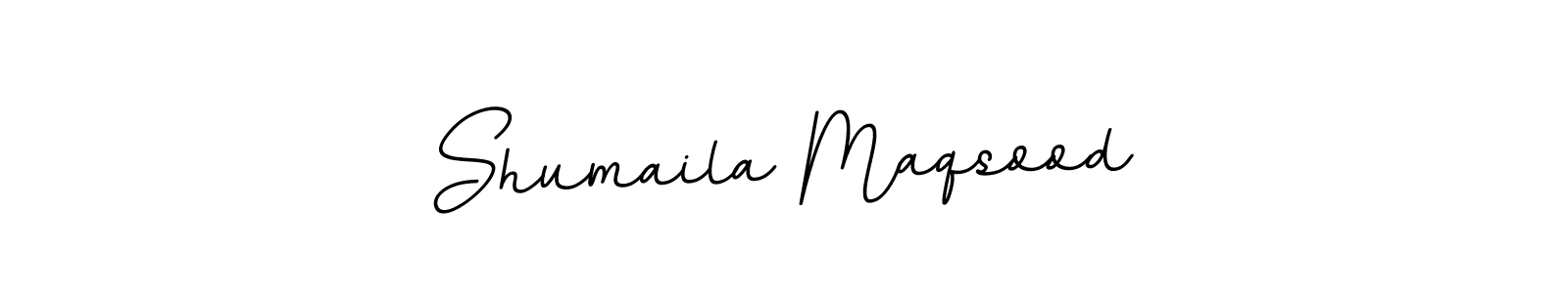 You should practise on your own different ways (BallpointsItalic-DORy9) to write your name (Shumaila Maqsood) in signature. don't let someone else do it for you. Shumaila Maqsood signature style 11 images and pictures png