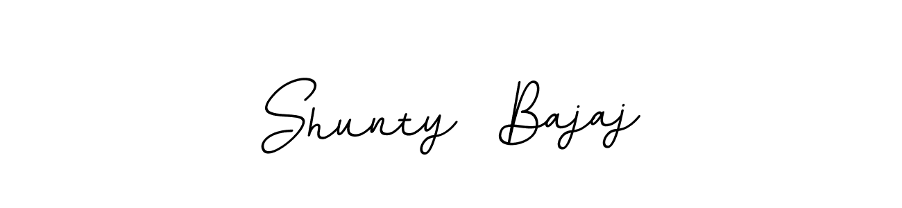 How to Draw Shunty  Bajaj signature style? BallpointsItalic-DORy9 is a latest design signature styles for name Shunty  Bajaj. Shunty  Bajaj signature style 11 images and pictures png