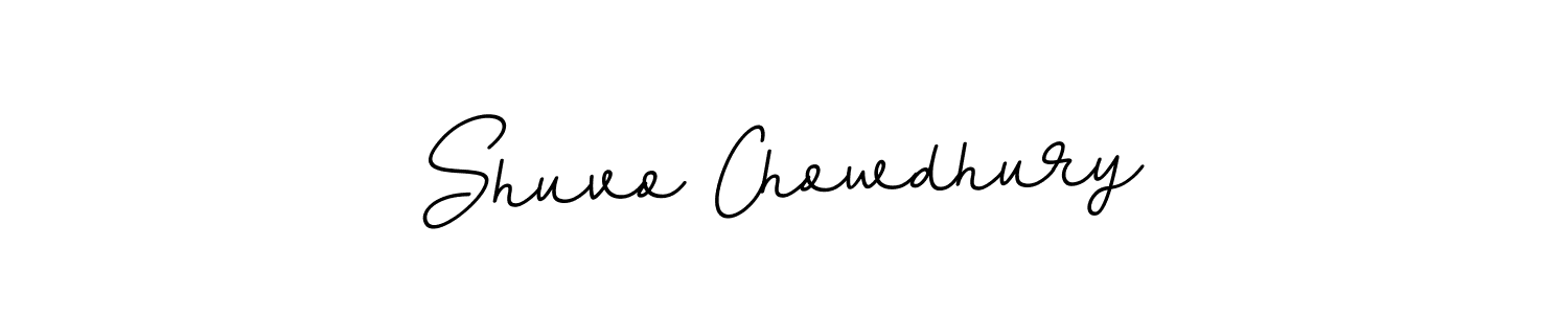Design your own signature with our free online signature maker. With this signature software, you can create a handwritten (BallpointsItalic-DORy9) signature for name Shuvo Chowdhury. Shuvo Chowdhury signature style 11 images and pictures png