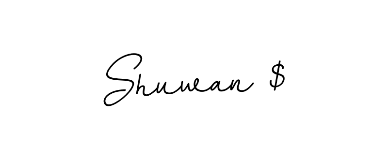 BallpointsItalic-DORy9 is a professional signature style that is perfect for those who want to add a touch of class to their signature. It is also a great choice for those who want to make their signature more unique. Get Shuwan $ name to fancy signature for free. Shuwan $ signature style 11 images and pictures png