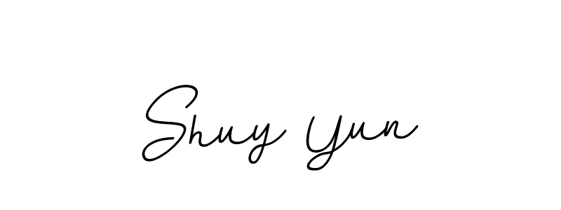 You can use this online signature creator to create a handwritten signature for the name Shuy Yun. This is the best online autograph maker. Shuy Yun signature style 11 images and pictures png