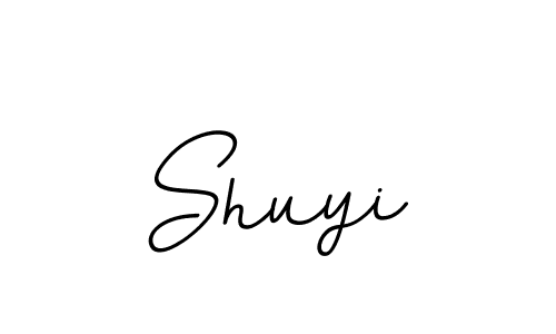 Also You can easily find your signature by using the search form. We will create Shuyi name handwritten signature images for you free of cost using BallpointsItalic-DORy9 sign style. Shuyi signature style 11 images and pictures png