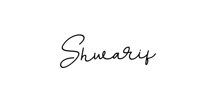 Shwarif stylish signature style. Best Handwritten Sign (BallpointsItalic-DORy9) for my name. Handwritten Signature Collection Ideas for my name Shwarif. Shwarif signature style 11 images and pictures png