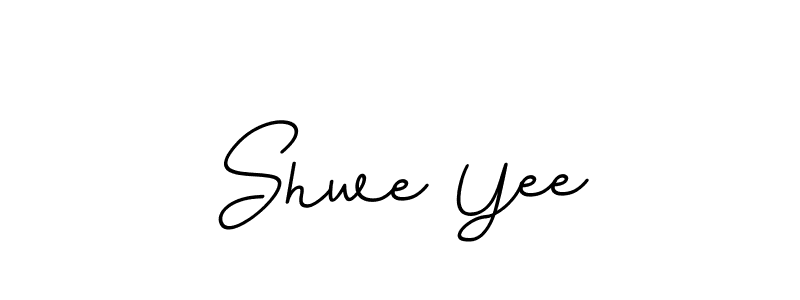 Make a beautiful signature design for name Shwe Yee. With this signature (BallpointsItalic-DORy9) style, you can create a handwritten signature for free. Shwe Yee signature style 11 images and pictures png